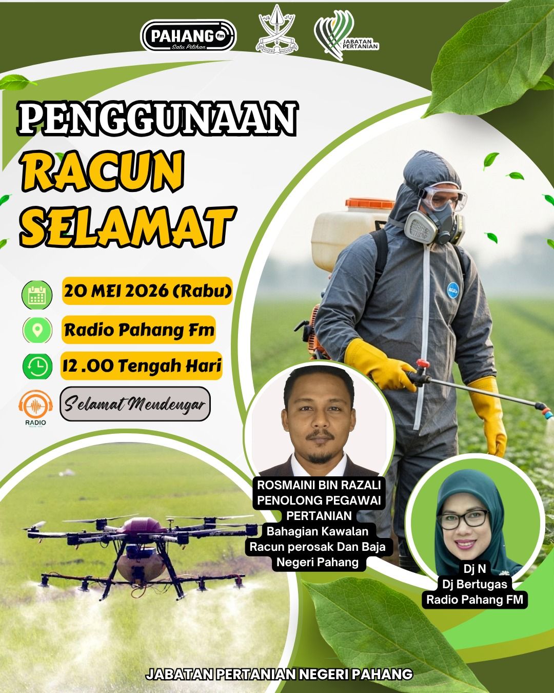 penggunaan racun selamat