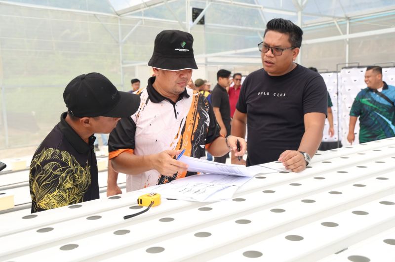 LAWATAN PEMERIKSAAN (INSPECTION) DAN KURSUS HIDROPONIK DI PROJEK HIDROPONIK PINTAR PULAU TIOMAN