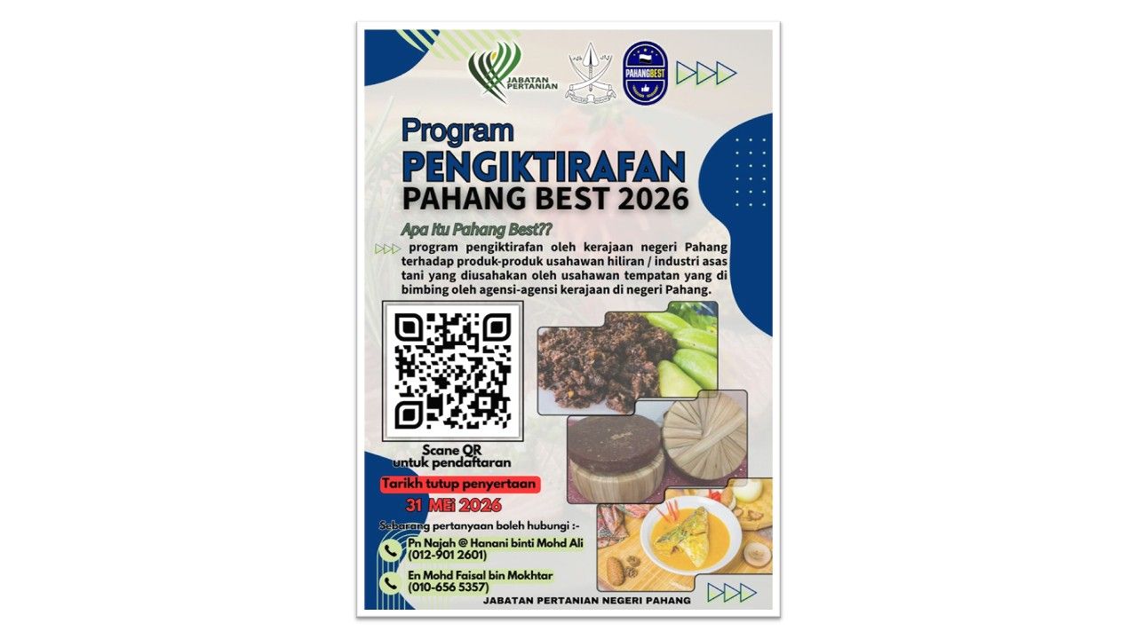 PROGRAM PENGIKTIRAFAN PAHANG BEST 2026