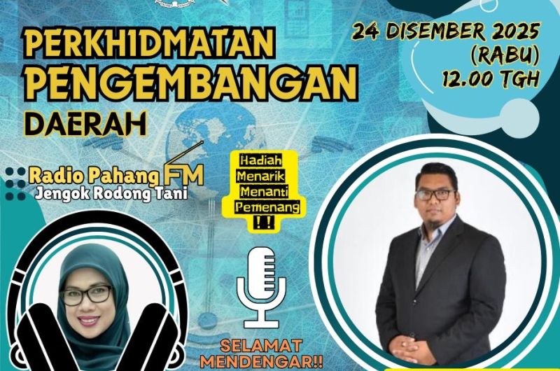 DENGARKAN SLOT RADIO "RODONG TANI BERSAMA PAHANG FM" DENGAN KERJASAMA BERSAMA JABATAN PERTANIAN NEGERI PAHANG