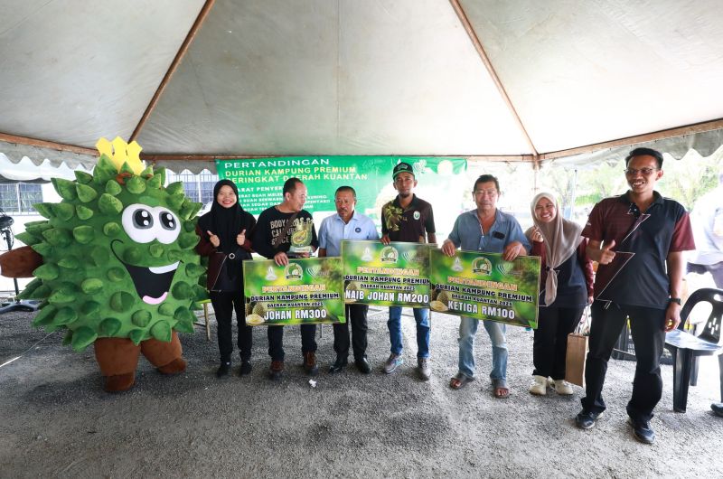 HARI DURIAN DAERAH KUANTAN 2025 MERIAH DENGAN PERKONGSIAN ILMU, RASA DAN PENGHARGAAN TERHADAP DURIAN TEMPATAN