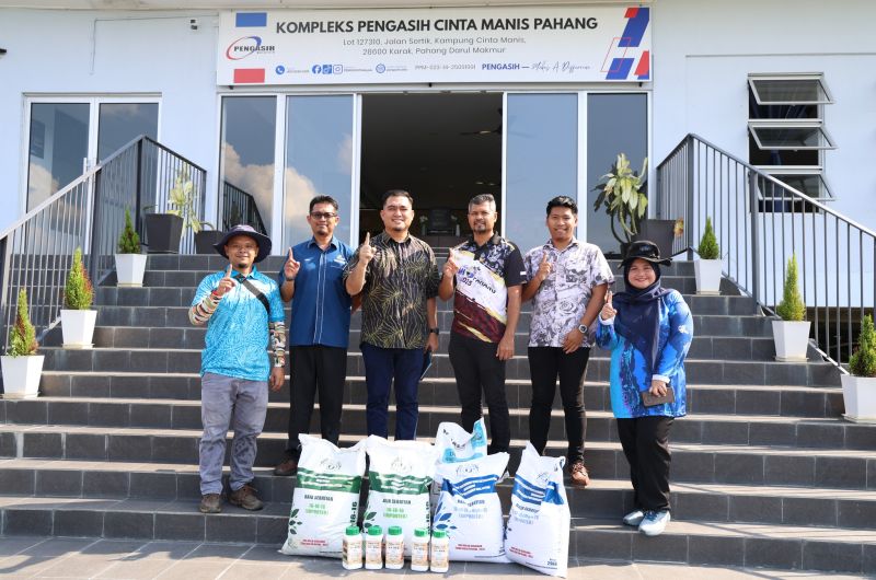 LAWATAN PENGARAH PERTANIAN PAHANG KE PROJEK TANAMAN KOMPLEKS PENGASIH CINTA MANIS